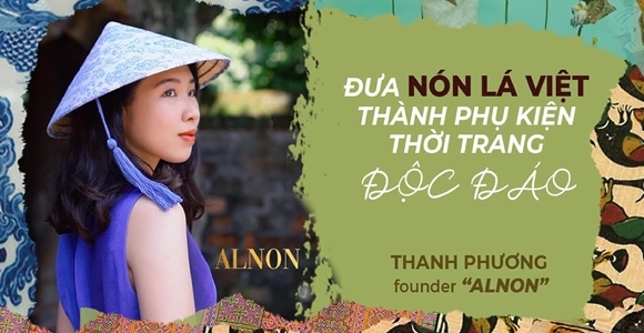 Đưa nón lá Việt thành phụ kiện thời trang độc đáo